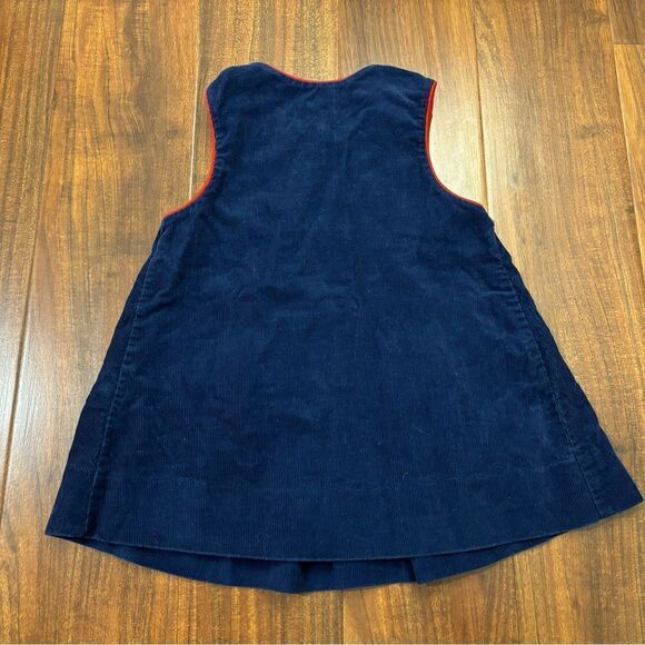 Nursery Rhyme Vintage Navy Corduroy paper doll dress - Picture 3 of 5